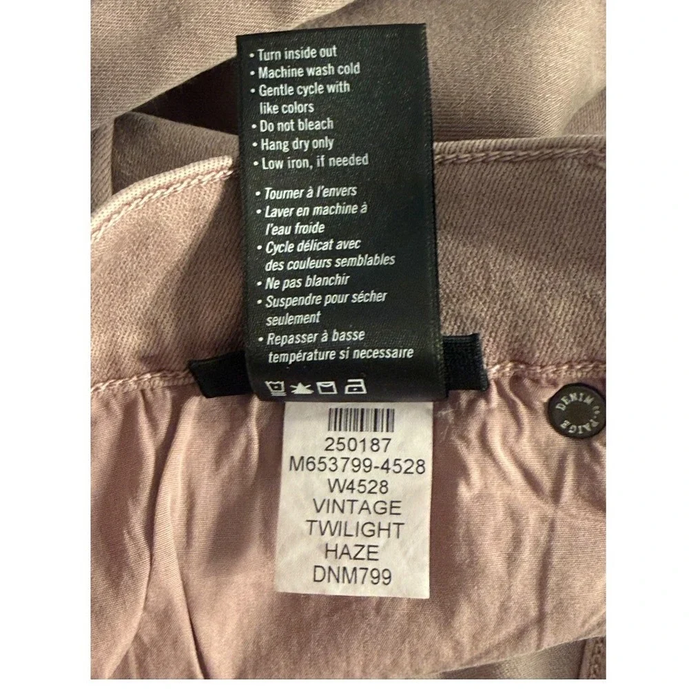 Paige Lennox Slim Fit Jeans 29 Vintage Twilight Haze Mauve Transcend NWT‎